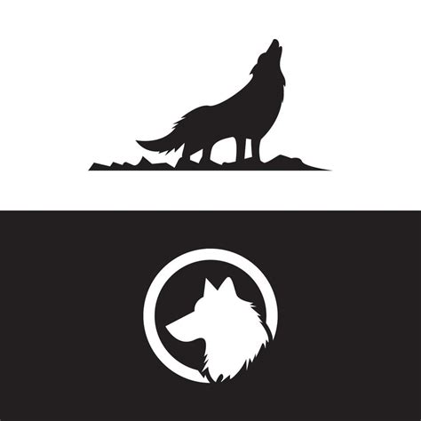 Wolf logo template 2076212 Vector Art at Vecteezy