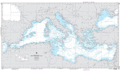 NGA Nautical Chart - 310 Mediterranean Sea (OMEGA)