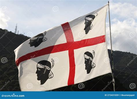 Flag of Sardinia Represents and Symbolizes the Island of Sardinia Italy ...