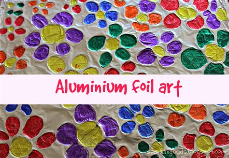 Flowers – Aluminium foil art – sparklingbuds