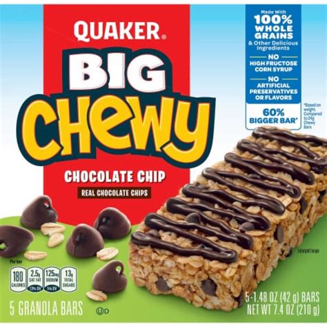 Quaker® Chewy Chocolate Chip Granola bars, 5 ct - Kroger