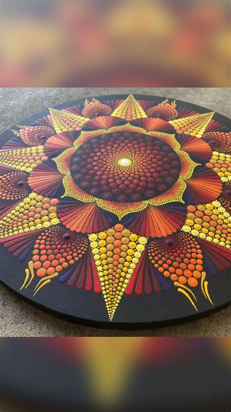 Pin on Dot mandala canvas paintings