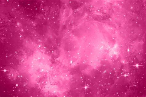 Hot Pink Galaxy Space Background Graphic by Rizu Designs · Creative Fabrica