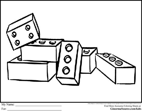 Brick Coloring Page - Coloring Home