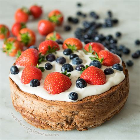 Chickpea Strawberry Cake - Vegan and Gluten-free Healthy Recipe