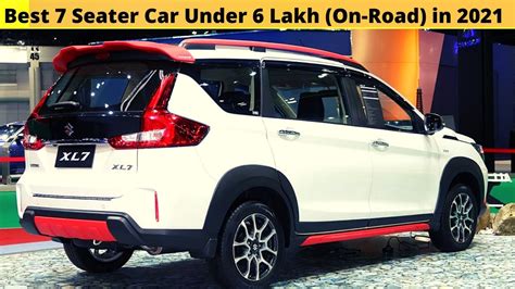 Best 7 Seater Cars Under 6 Lakh (On-Road) in India 2021 🔥 Top 7 Seater ...