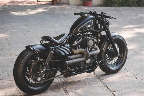 Hell Kustom : Harley Davidson 48 By Rajputana Custom Motorcycles