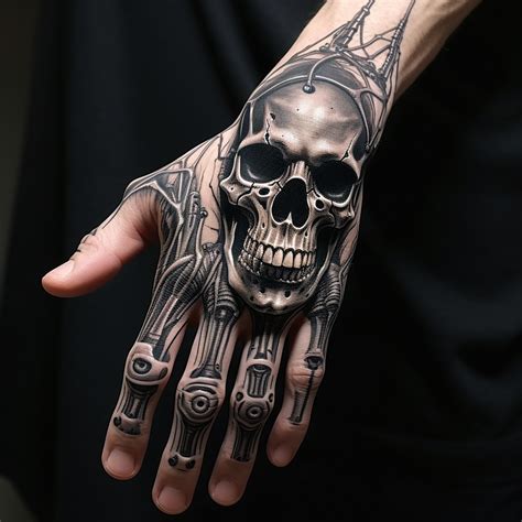 Skeleton Hand Tattoo Drawings