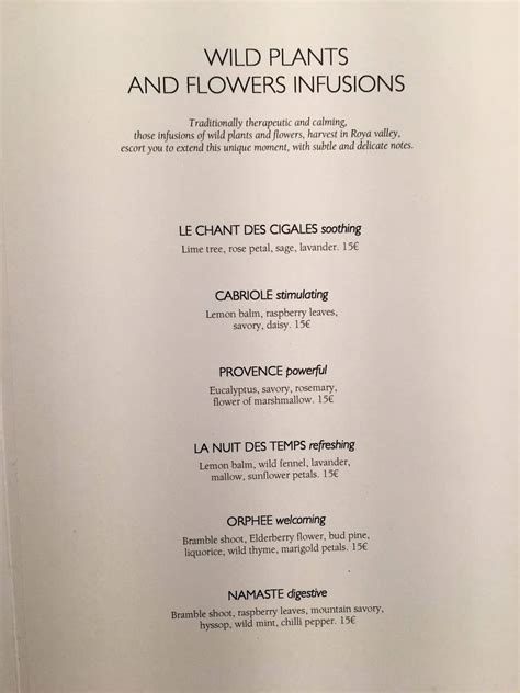 Menu at Epicure restaurant, Paris, 112 Rue du Faubourg Saint-Honoré