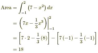 Mathwords: Area under a Curve