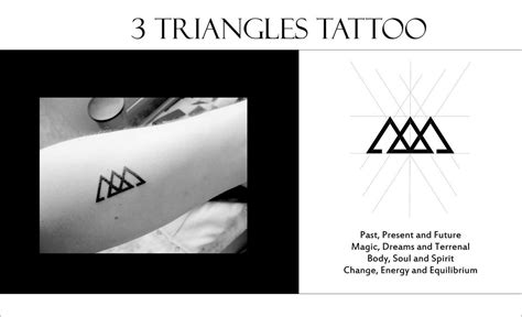 39+ Awesome Geometric 3 triangle tattoo ideas in 2021