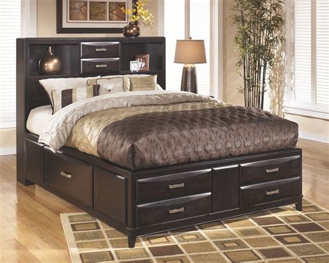 Kira - Almost Black - California King Storage Bed - EZ Furniture Sales ...