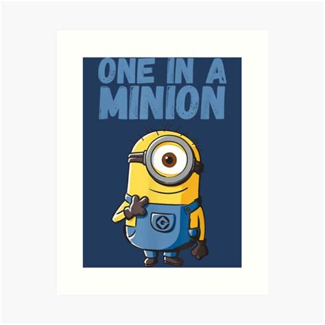 "Despicable Me Minion Drawing" Art Print for Sale by KimbempeCB | Redbubble