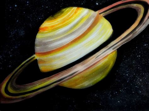 saturn painted by DrMariam on DeviantArt