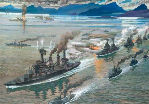 The Battle of the Leyte Gulf | Art UK Art UK | Discover Artworks The ...