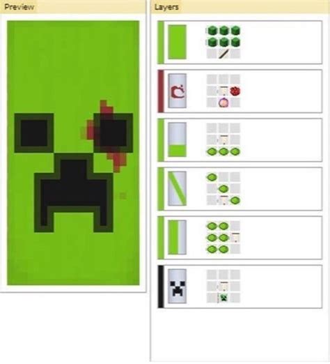 Creeper Banner | Minecraft banner designs, Minecraft banner patterns ...