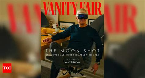 Apple CEO Tim Cook on Vanity Fair magazine cover with Apple Vision Pro ...