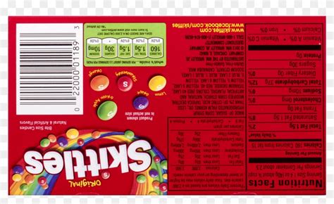 Skittles Darkside Nutrition Facts - Nutrition Ftempo