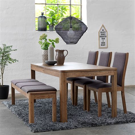 Dining Table With Bench - VisualHunt