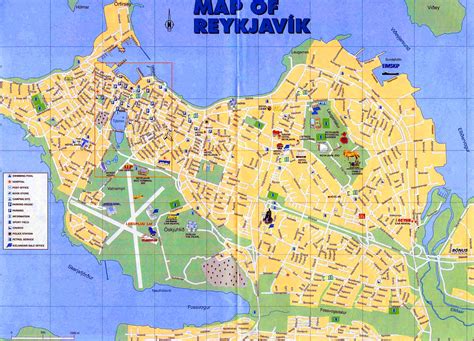 Mapas Detallados de Reikiavik para Descargar Gratis e Imprimir