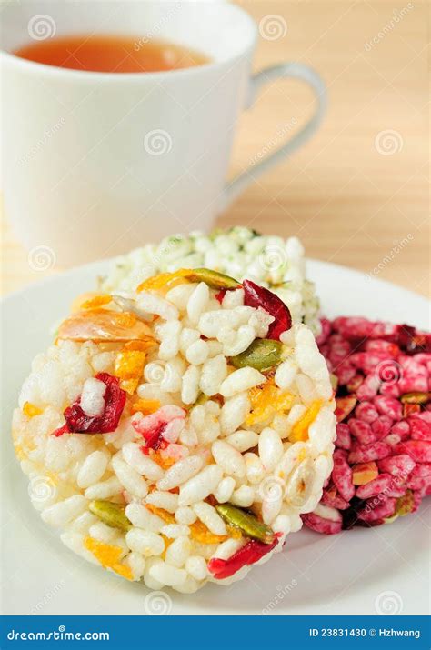 Puffed rice cakes stock photo. Image of cooking, rice - 23831430