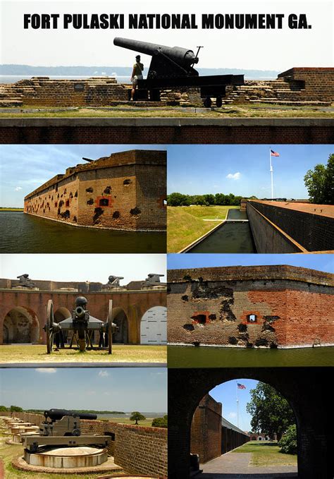 Fort Pulaski National Monument poster A Photograph by David Lee ...