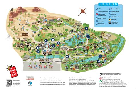 Zoo Map - Phoenix Zoo