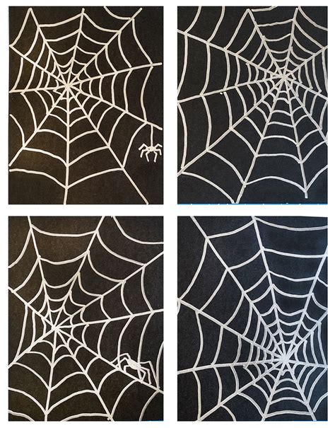 Easy How to Draw a Spider Web Tutorial Video