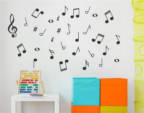 Music Notes Wall Decals Music Decals Music Notes Music - Etsy | Music ...