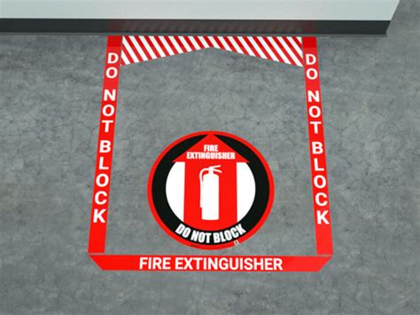 Fire Extinguisher - Pre Made Floor Sign Bundle