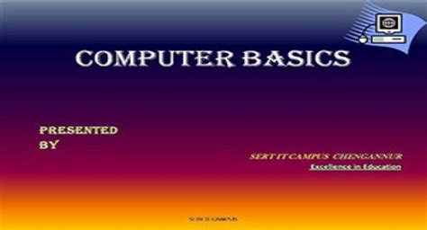 Free Download Computer basics PowerPoint Presentation | SlidesFinder.com