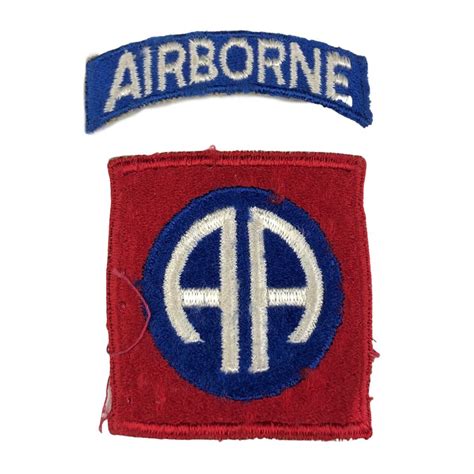 Original WWII US 82nd Airborne patch - Oorlogsspullen.nl - Militaria shop