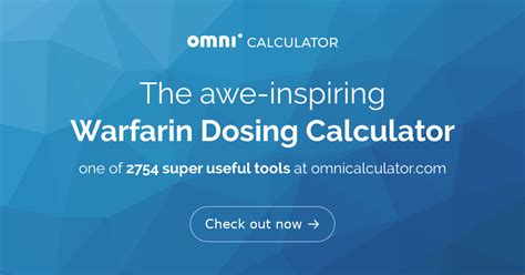 Warfarin Dosing Calculator