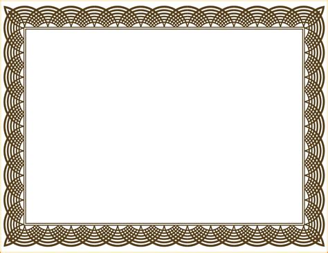 Fancy Certificate Border Templates | Qualads