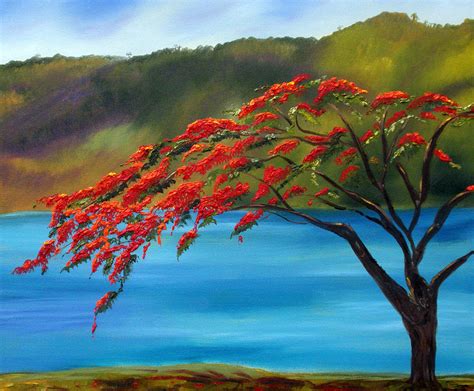 Royal Poinciana Resort H Painting by Maria Soto Robbins