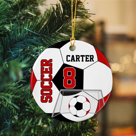 Personalized Soccer Ball Ornaments for Christmas Tree 2023 - Etsy