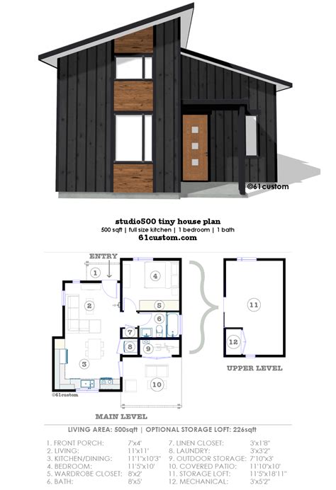 Small Modern House Designs And Floor Plans - floorplans.click