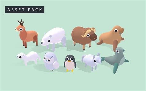 Quirky Series - Animals Mega Pack Vol.2 3D Model