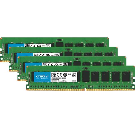 Crucial 32GB DDR4-2666 RDIMM Memory Kit (4 x 8) CT4K8G4RFS4266