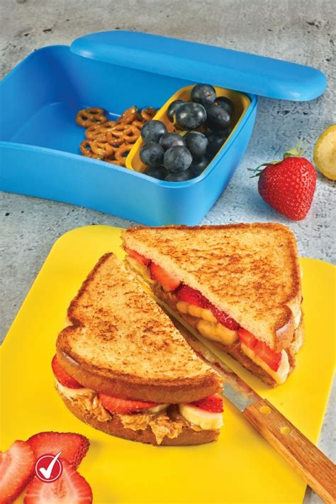 Toasted peanut butter strawberry and banana sandwich | Banana sandwich ...