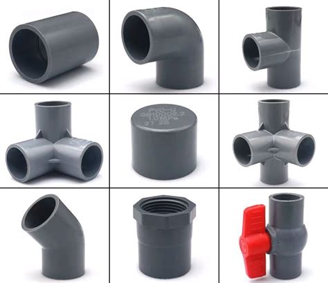 PVC Pipe Fitting for Water Supply 2 Inch PVC Pipe Fittings Connectors ...