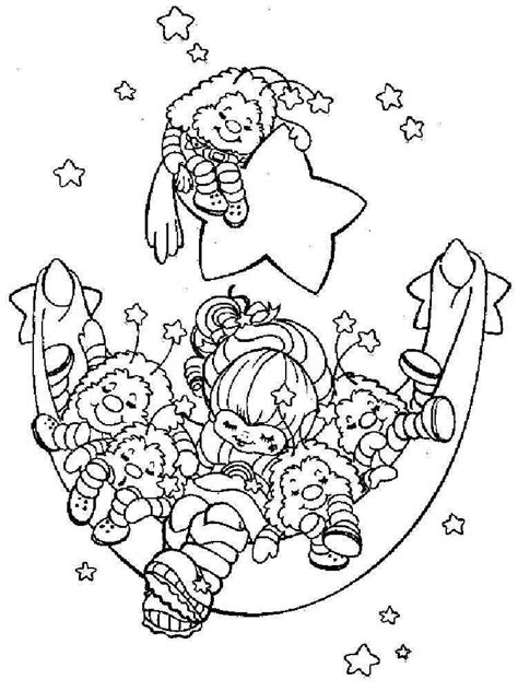 Rainbow Brite coloring pages