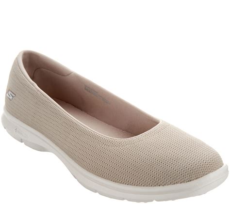 Skechers GO STEP Mesh Ballet Slip-On Shoes - Luxe - Page 1 — QVC.com