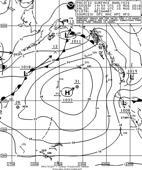 Weather Map With Isobars