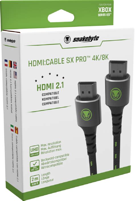 Snakebyte Xbox Series S/Series X HDMI:CABLE SX PRO 4K/8K (2M) ab € 17 ...