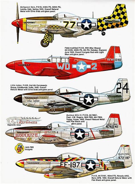 P51 Mustang Variants | A Military Photo & Video Website