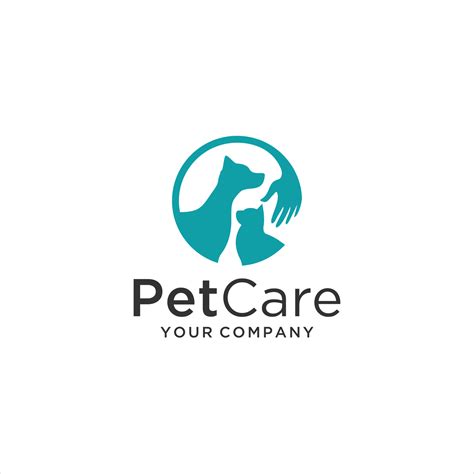 pet care logo design template 21786922 Vector Art at Vecteezy