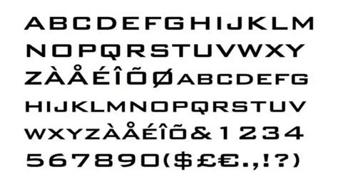 Bank Gothic Font - Download Fonts