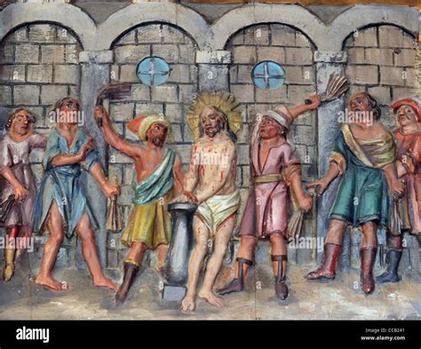 Flagellation of Christ Stock Photo - Alamy