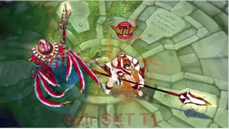 mod skin lol - custom skin Azir SKT T1 - YouTube